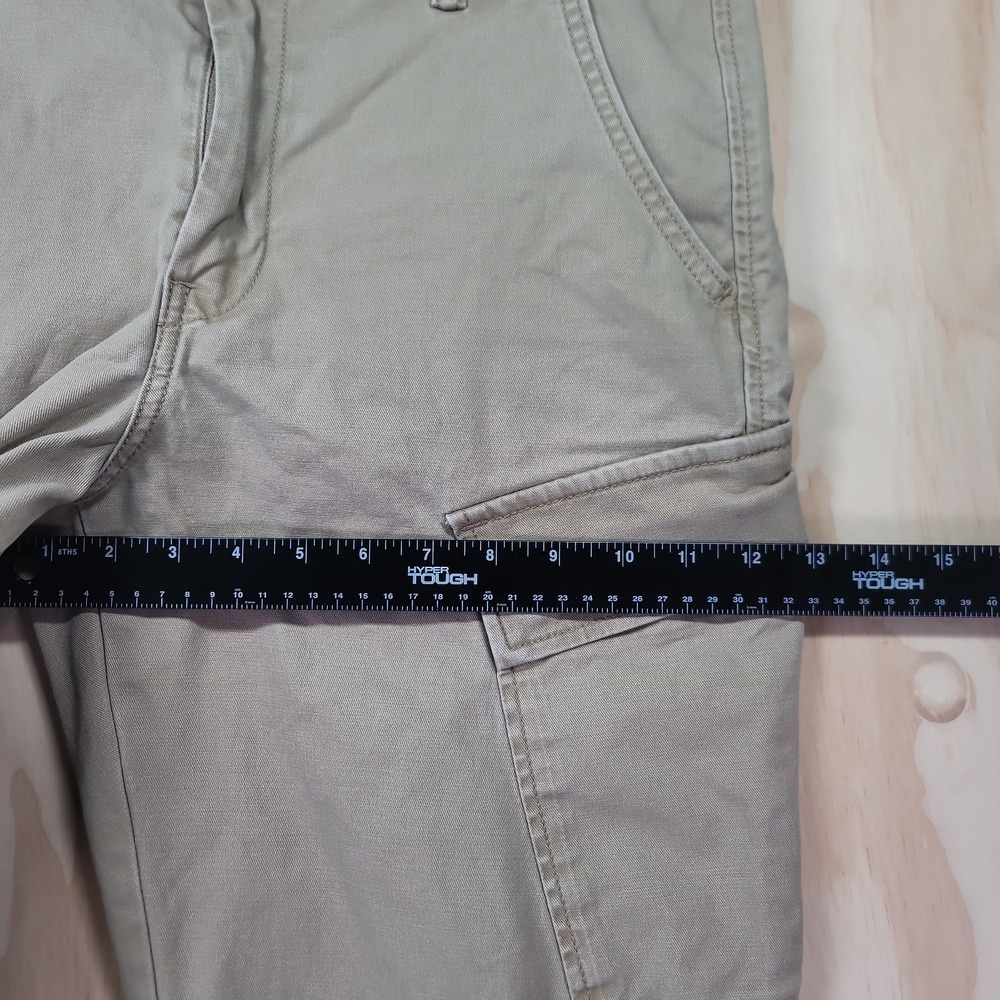 Levis XX Cargo Taper Pants Mens 32x30 Khaki Stretch Utility Military Workwear - Picture 9 of 16